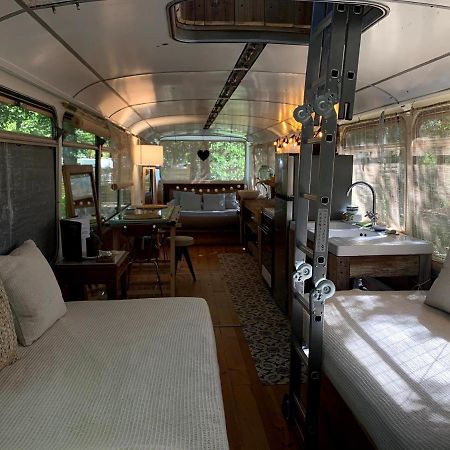 Magic Roof Top Bus With Big Bath In The Tree Forest! Mimizan Luaran gambar