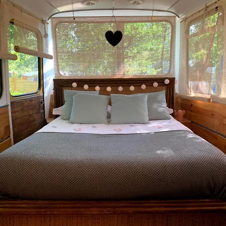 Magic Roof Top Bus With Big Bath In The Tree Forest! Mimizan Luaran gambar