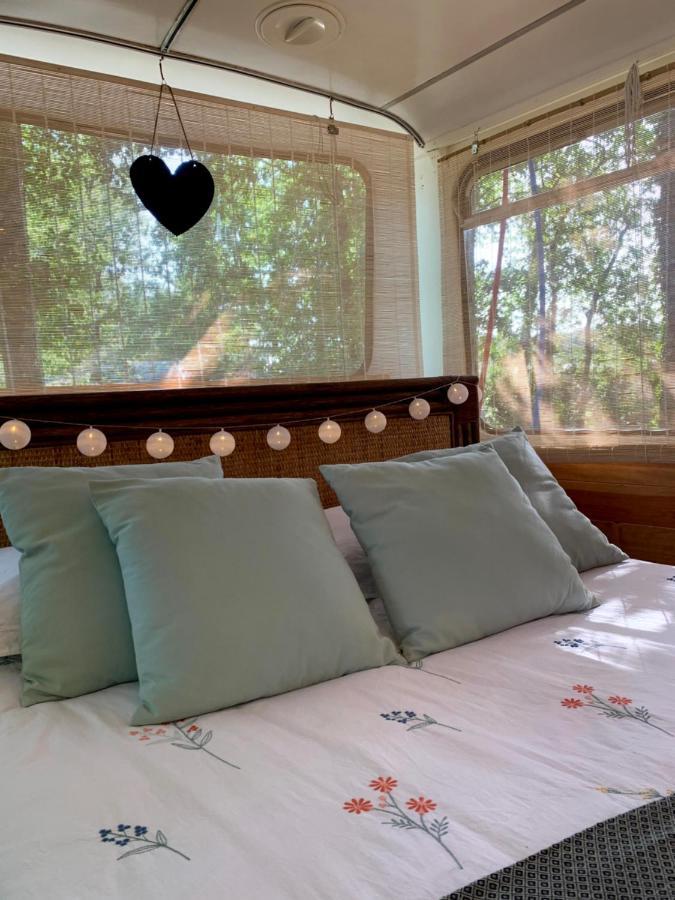 Magic Roof Top Bus With Big Bath In The Tree Forest! Mimizan Luaran gambar